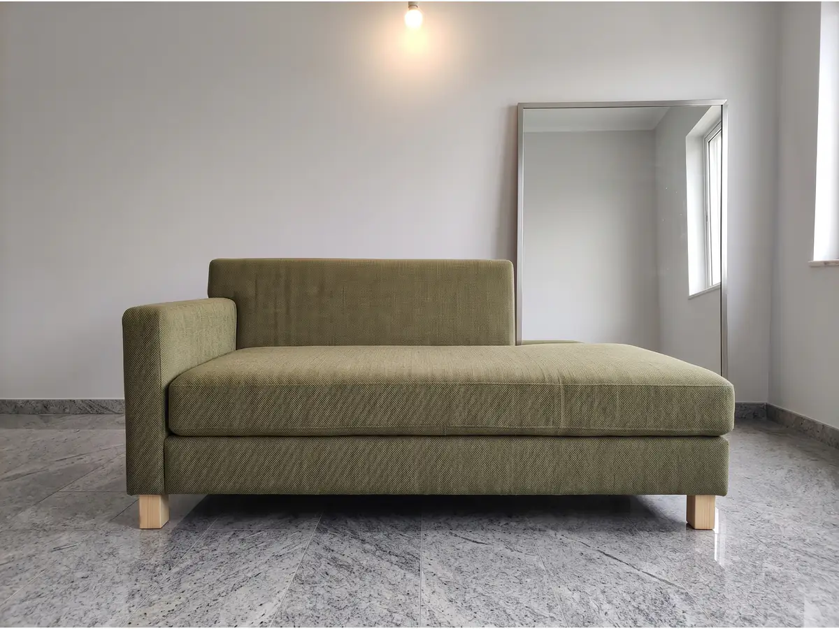 Chaise Longue a Medida en vista frontal, fabricado en Córdoba