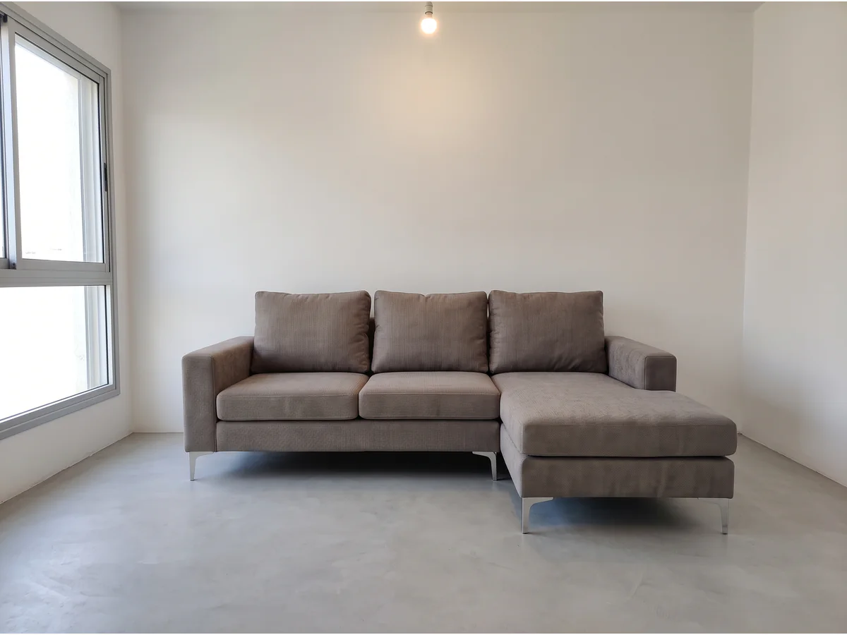 Esquinero con Chaise Longue Derecha en vista frontal, fabricado en Córdoba